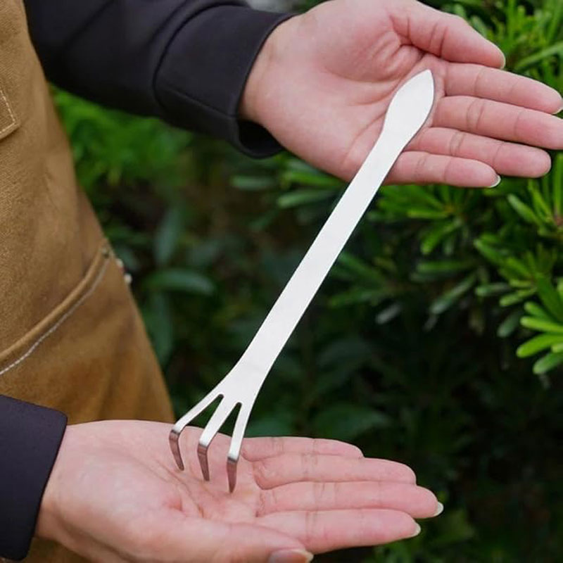 Bonsai Garden Pot - Stainless Steel Root Rake Hand-held Bonsai