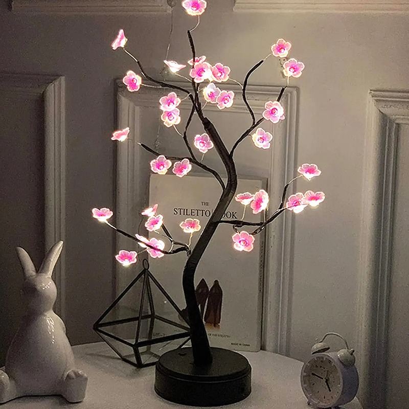 Bonsai Repotting Mat - Table Tree Night Light USB/Battery Powered