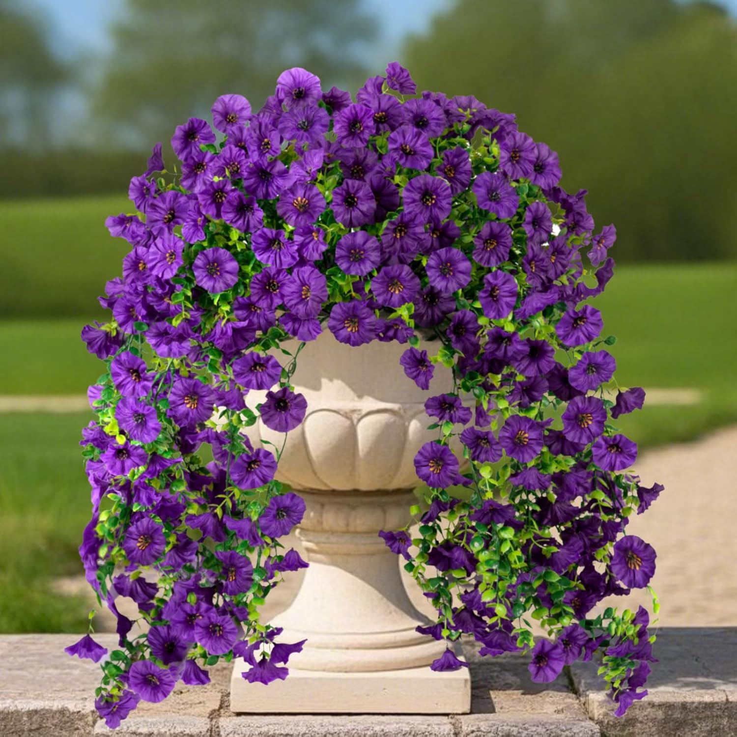 Bonsai Repotting Mat - Artificial Vine Morning Glory Flowers Wedding
