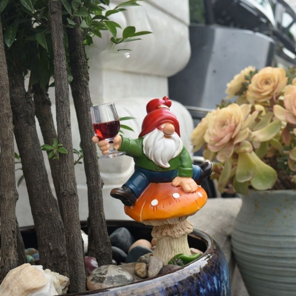 New Resin Garden Gnome Statue  - Bonsai Garden Ornaments ulasan dan harga