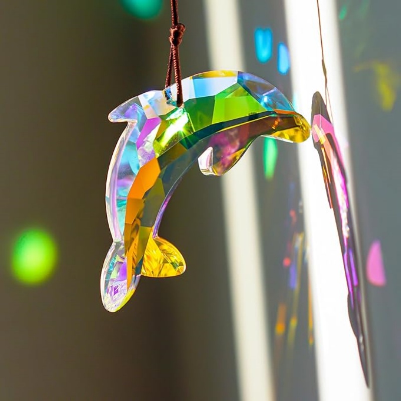 Crystal Hanging Butterfly Dolp - Bonsai Garden Ornaments ulasan dan harga