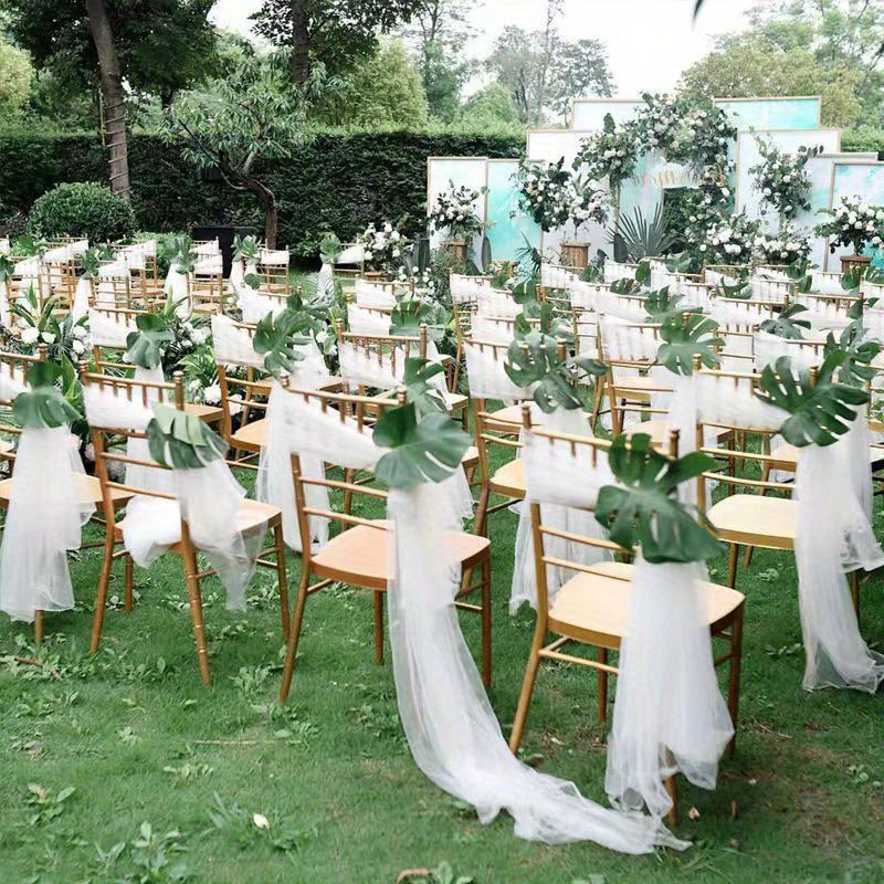 1PC 500cm*48cm gauze gauze wed - Bonsai Garden Bench ulasan dan harga