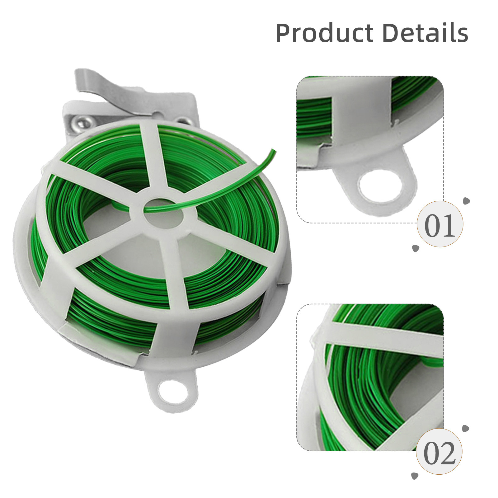 1Pcs Garden Tie Wire Cable Gre - Bonsai Gardening ulasan dan harga