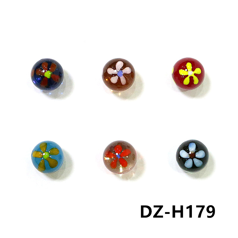 6pcs 16mm Colorful Rare Glass  - Bonsai Garden Chinese Garden ulasan dan harga