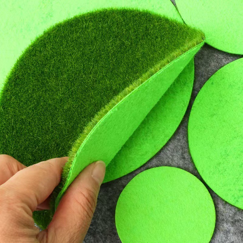 5/10Pcs Round Artificial Moss  - Bonsai Repotting Mat ulasan dan harga