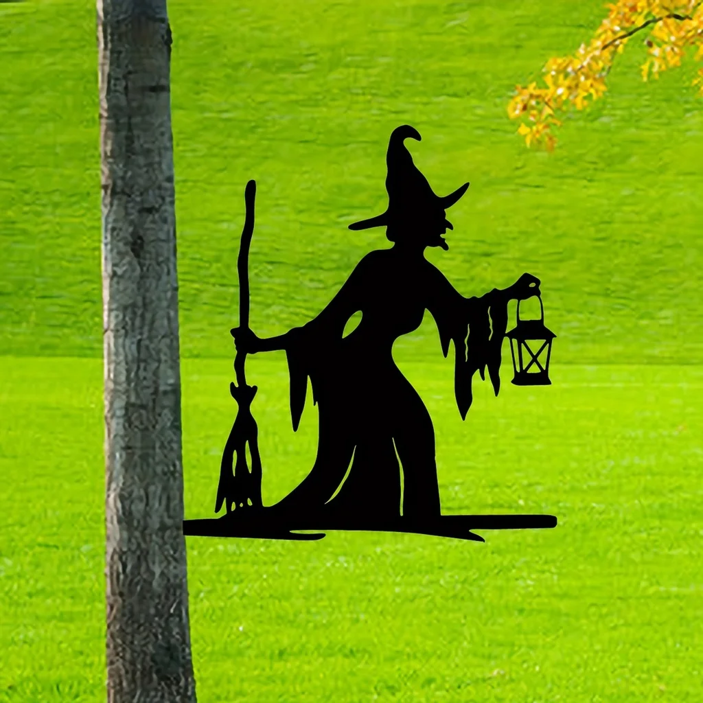 1pc Witch Lantern On Branch St - Bonsai Garden Ornaments ulasan dan harga