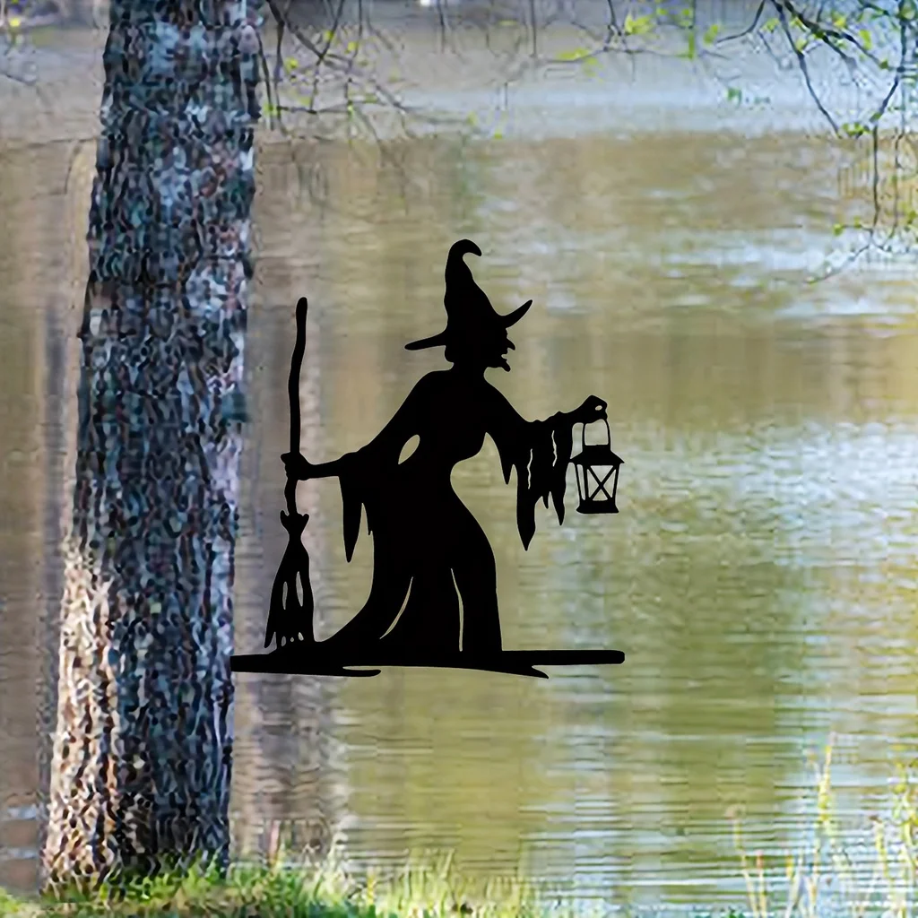 1pc Witch Lantern On Branch St - Bonsai Garden Ornaments ulasan dan harga