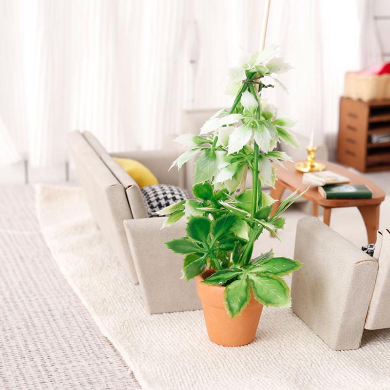 1/12 Dollhouse Simulation Gree - Bonsai Garden Ornaments ulasan dan harga