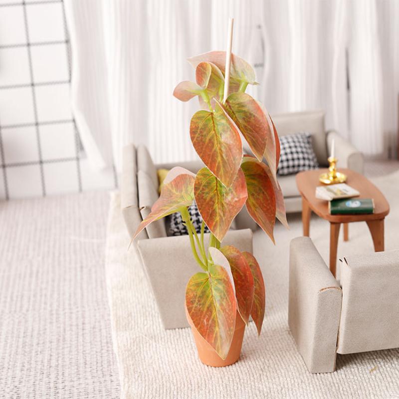 1/12 Dollhouse Simulation Gree - Bonsai Garden Ornaments ulasan dan harga