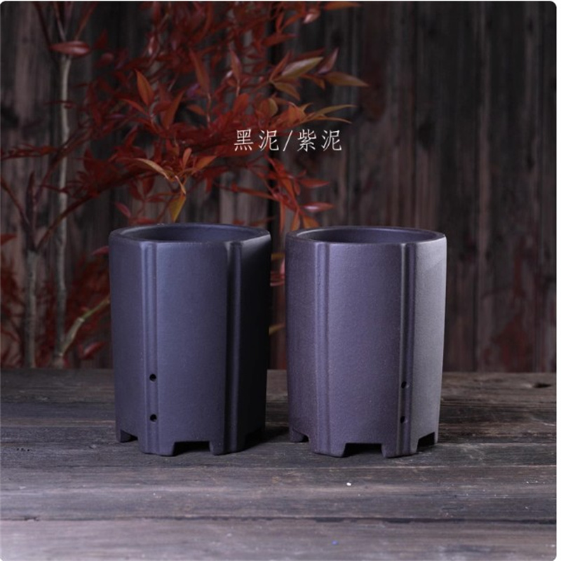Purple Clay Handmade Pottery B - Bonsai Garden Chinese Garden ulasan dan harga