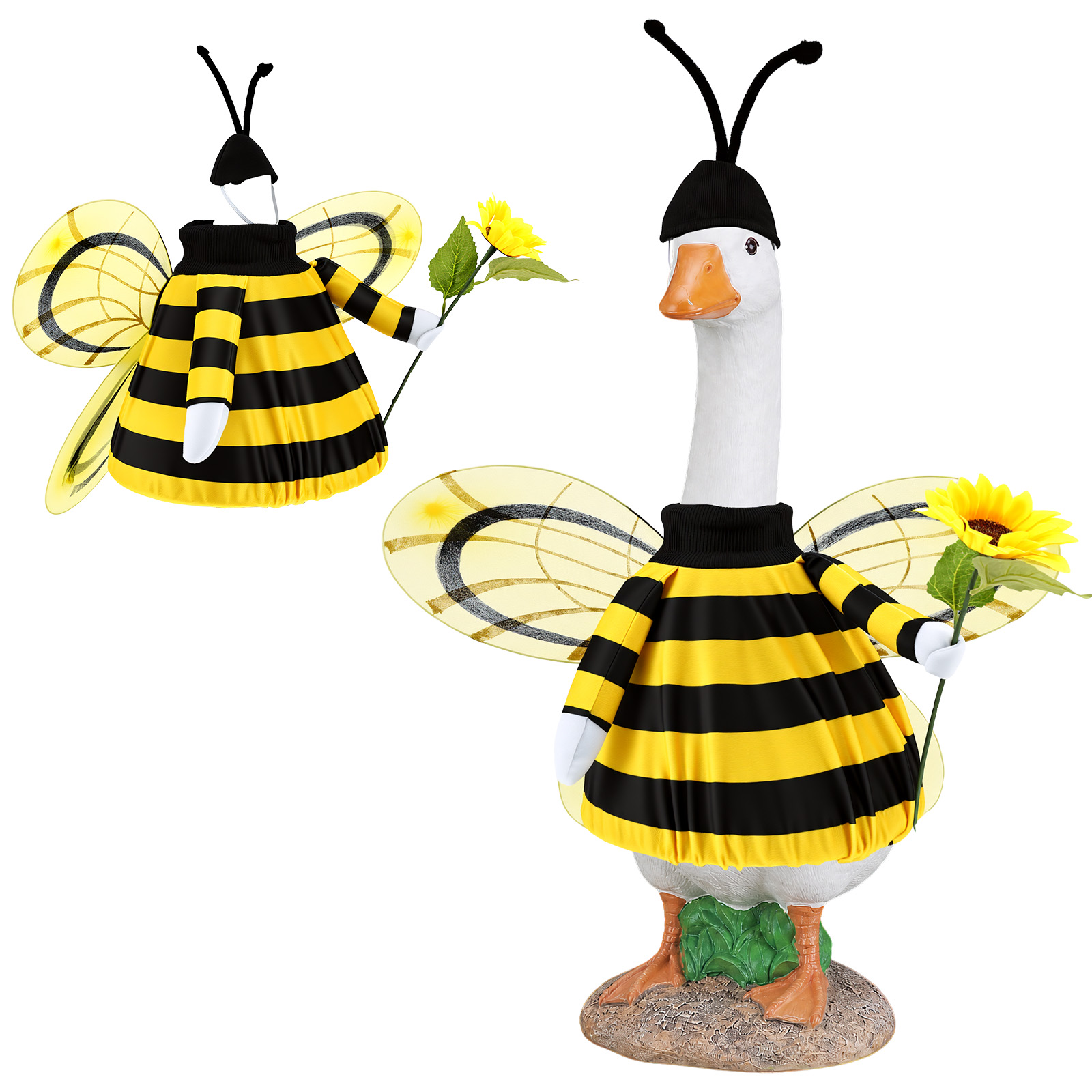 Bee/Ladybug Porch Goose Outfit - Bonsai Garden Ornaments ulasan dan harga
