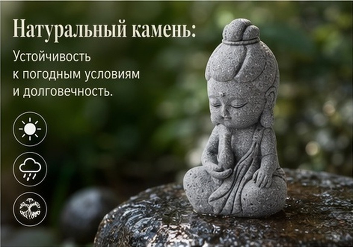 Exquisite Mini Guan Yin Stone  - Bonsai Gardening ulasan dan harga