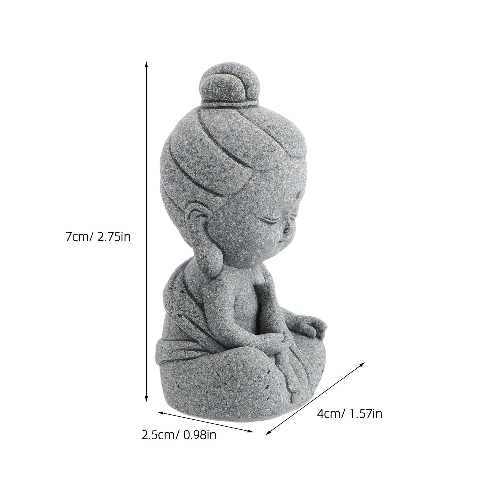 Exquisite Mini Guan Yin Stone  - Bonsai Gardening ulasan dan harga