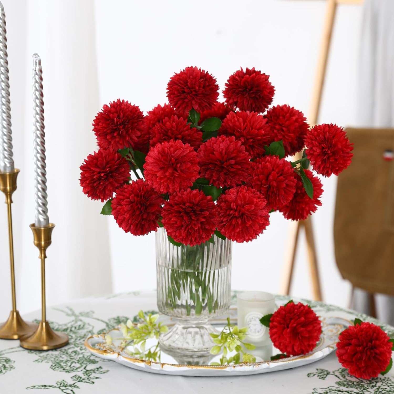 5/10Pcs Silk Ball Chrysanthemu - Bonsai Repotting Mat ulasan dan harga
