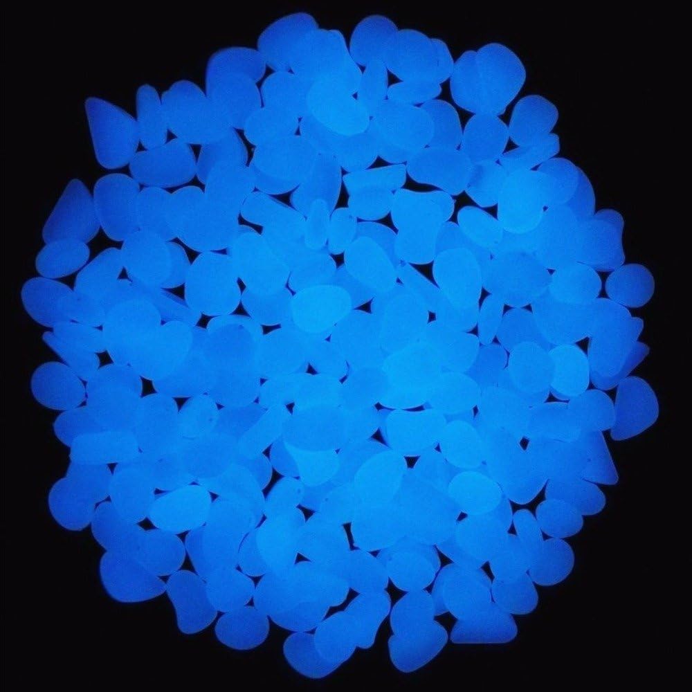 Fish Tank Rocks Glow Blue Pebb - Bonsai Garden Pot ulasan dan harga