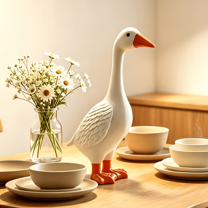 Weather Resistant Resin Goose  - Bonsai Garden Ornaments ulasan dan harga