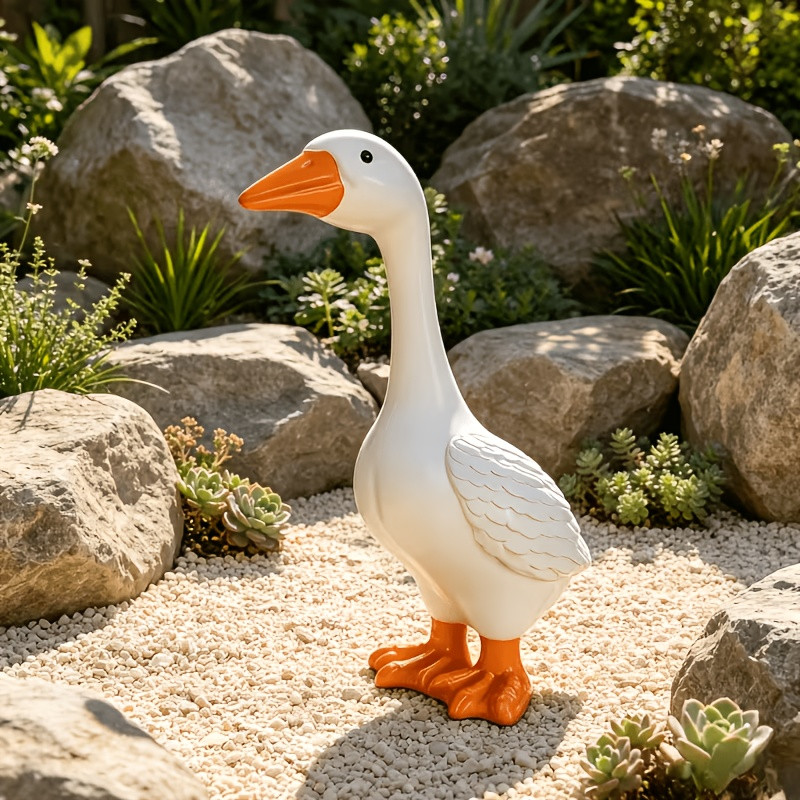 Weather Resistant Resin Goose  - Bonsai Garden Ornaments ulasan dan harga
