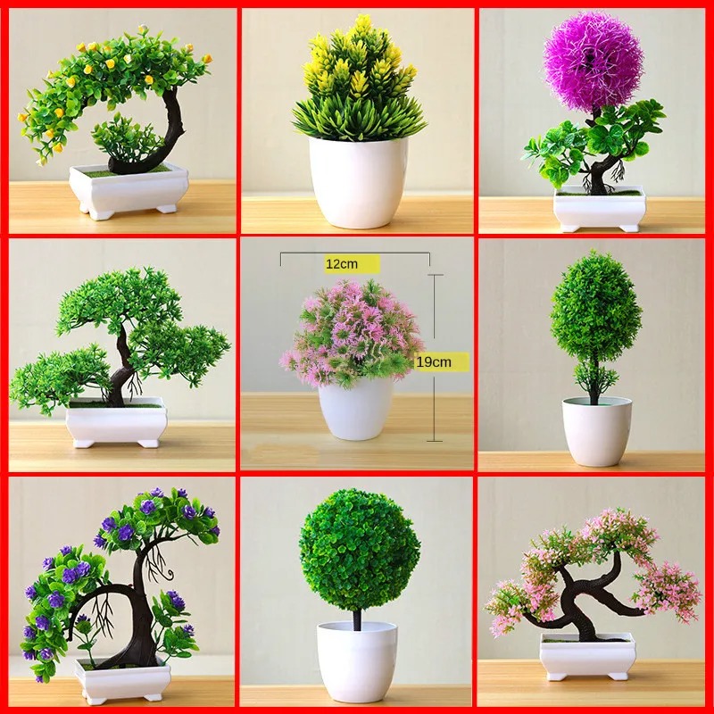Artificial Small Tree Potted P - Bonsai Repotting Mat ulasan dan harga