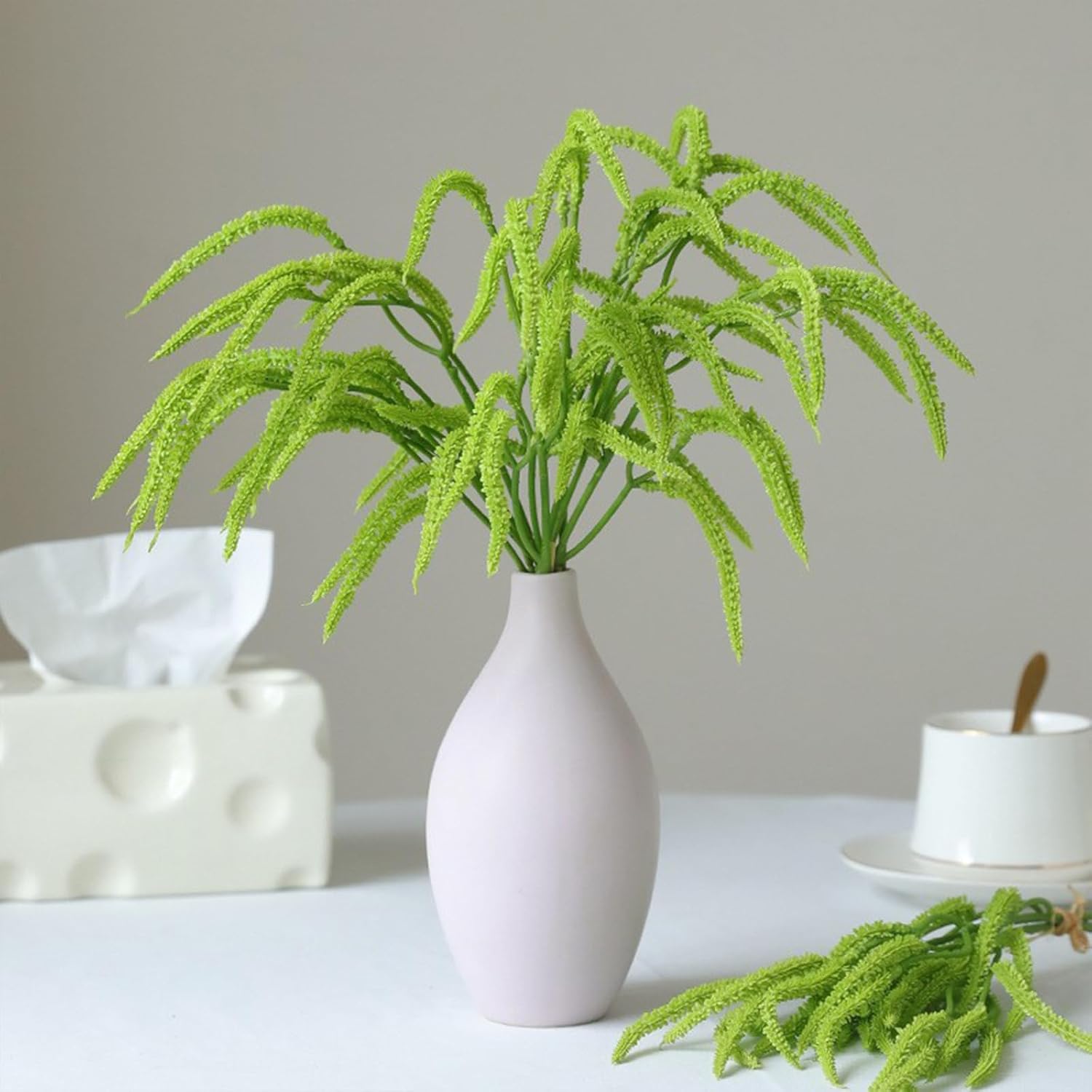 Artificial Plants Fluffy Palm  - Bonsai Garden Bench ulasan dan harga