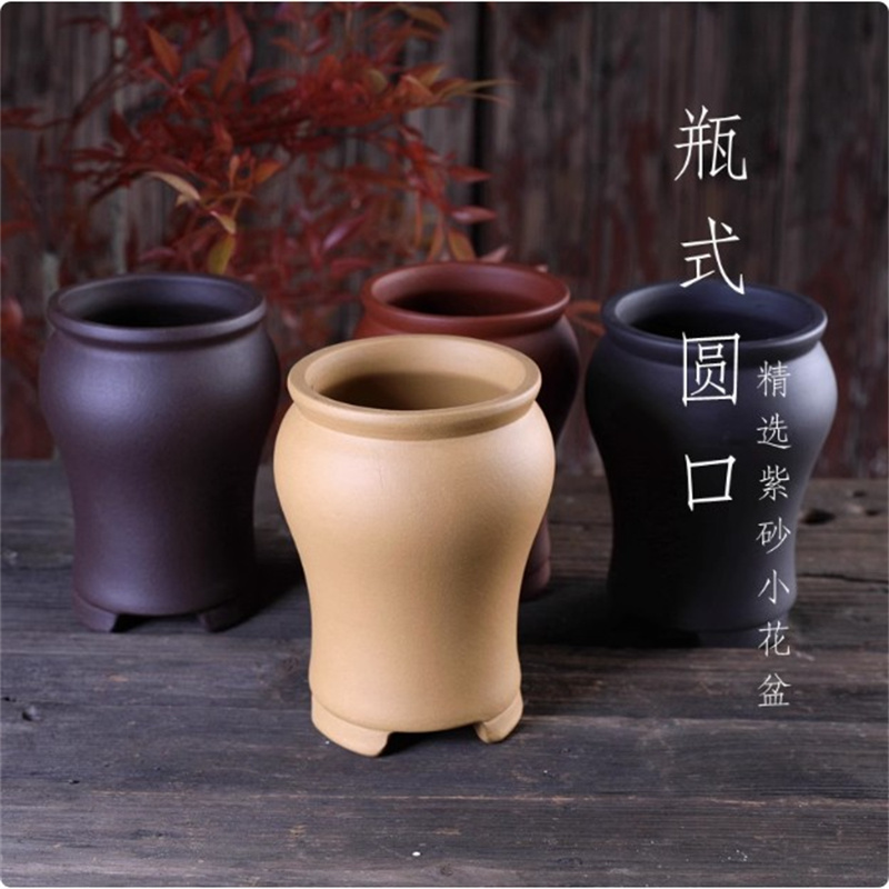 Purple Clay Handmade Pottery B - Bonsai Garden Chinese Garden ulasan dan harga