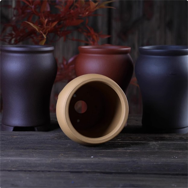Purple Clay Handmade Pottery B - Bonsai Garden Chinese Garden ulasan dan harga
