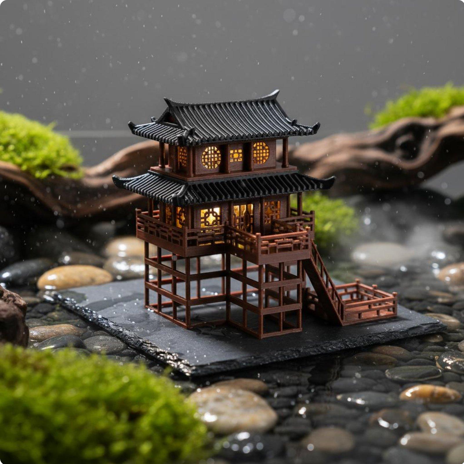 Bonsai House Tabletop Plastic  - Bonsai Gardening ulasan dan harga
